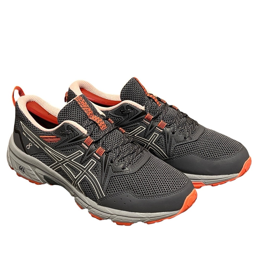Asics Gel-Venture 8 Gray Gym Running Shoes Women's 9.5 Wide (D) EUC
